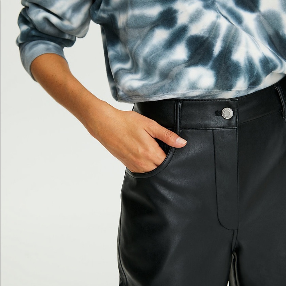 Aritzia Black High-Waisted Pants - Picture 7 of 8